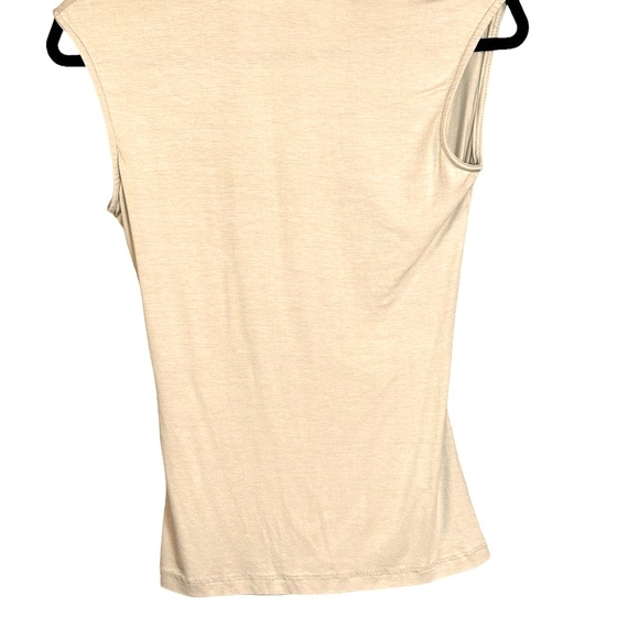 Beige Wrap Shirt - Picture 4 of 4